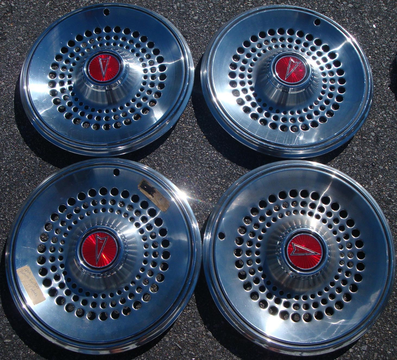 Illustration for article titled These are the original style hubcaps that my 1977 Firebird came with.